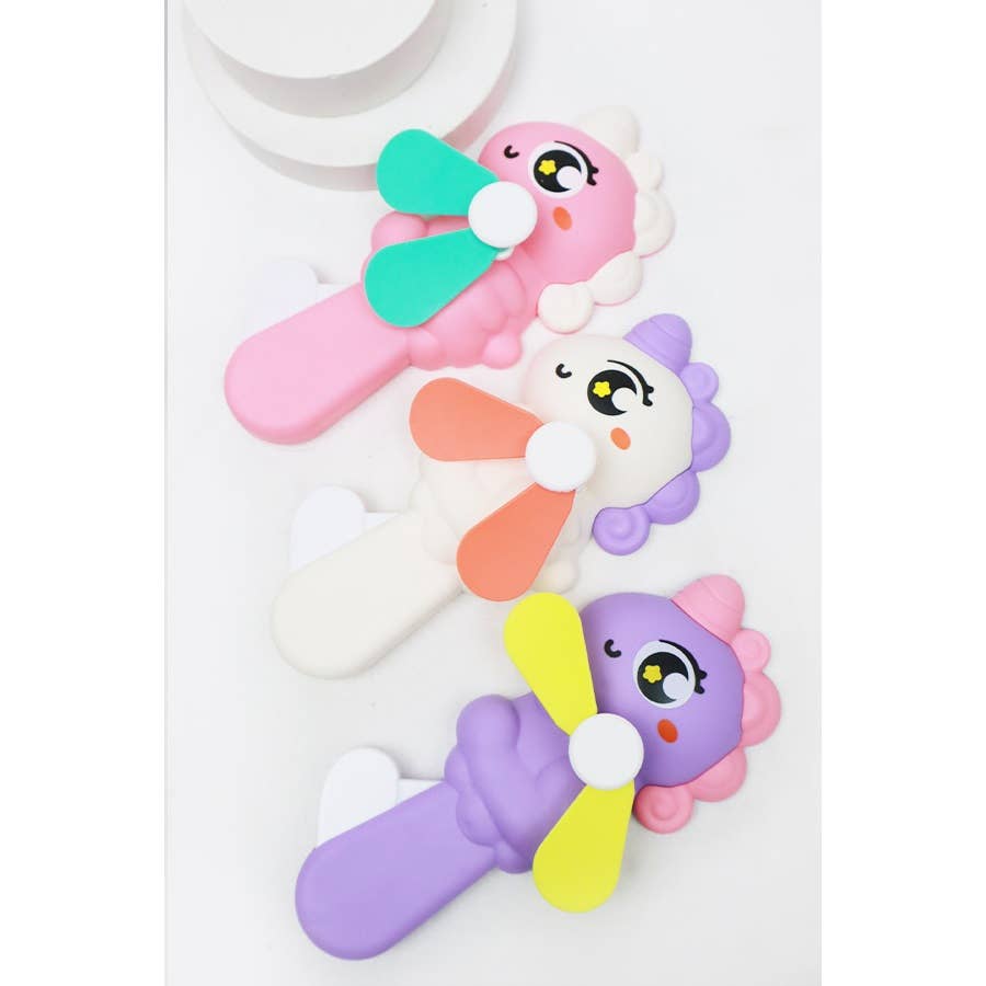 Unicorn Hand Pressure Fan: MIX COLOR / ONE