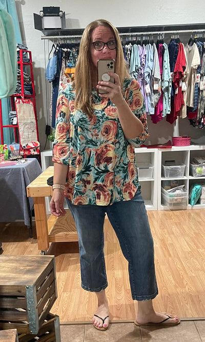 Whisked Away Floral Top