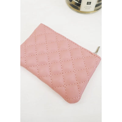 Quilted Zipper Change Purse