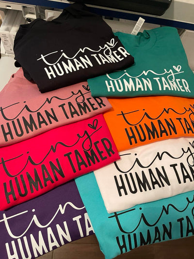 Tiny Human Tamer Graphic Tee Shirt