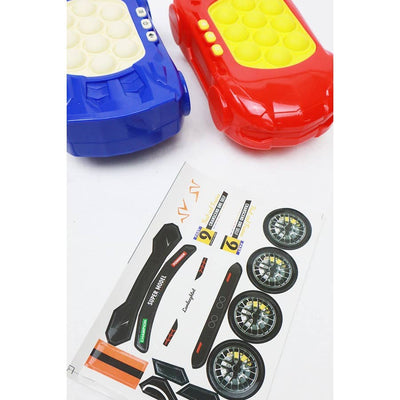 Racing Cars Quick Push Pop Game: MIX COLOR / ONE