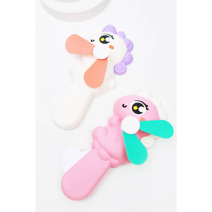 Unicorn Hand Pressure Fan: MIX COLOR / ONE