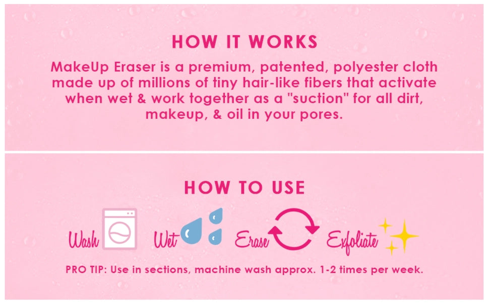 The Original PRO MakeUp Eraser