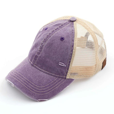 C.C. Distressed Baseball Hat