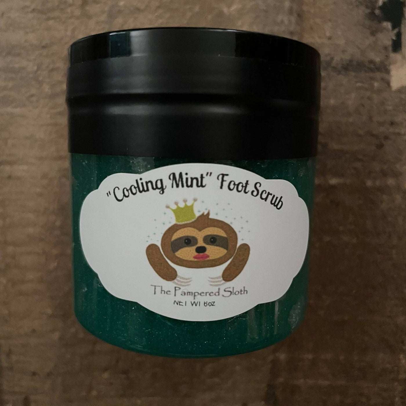 Cooling Mint Pampered Sloth Foot Scrub