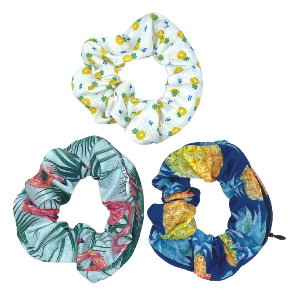 Headbands for Hope Cotton Zipper Scrunchie Sets