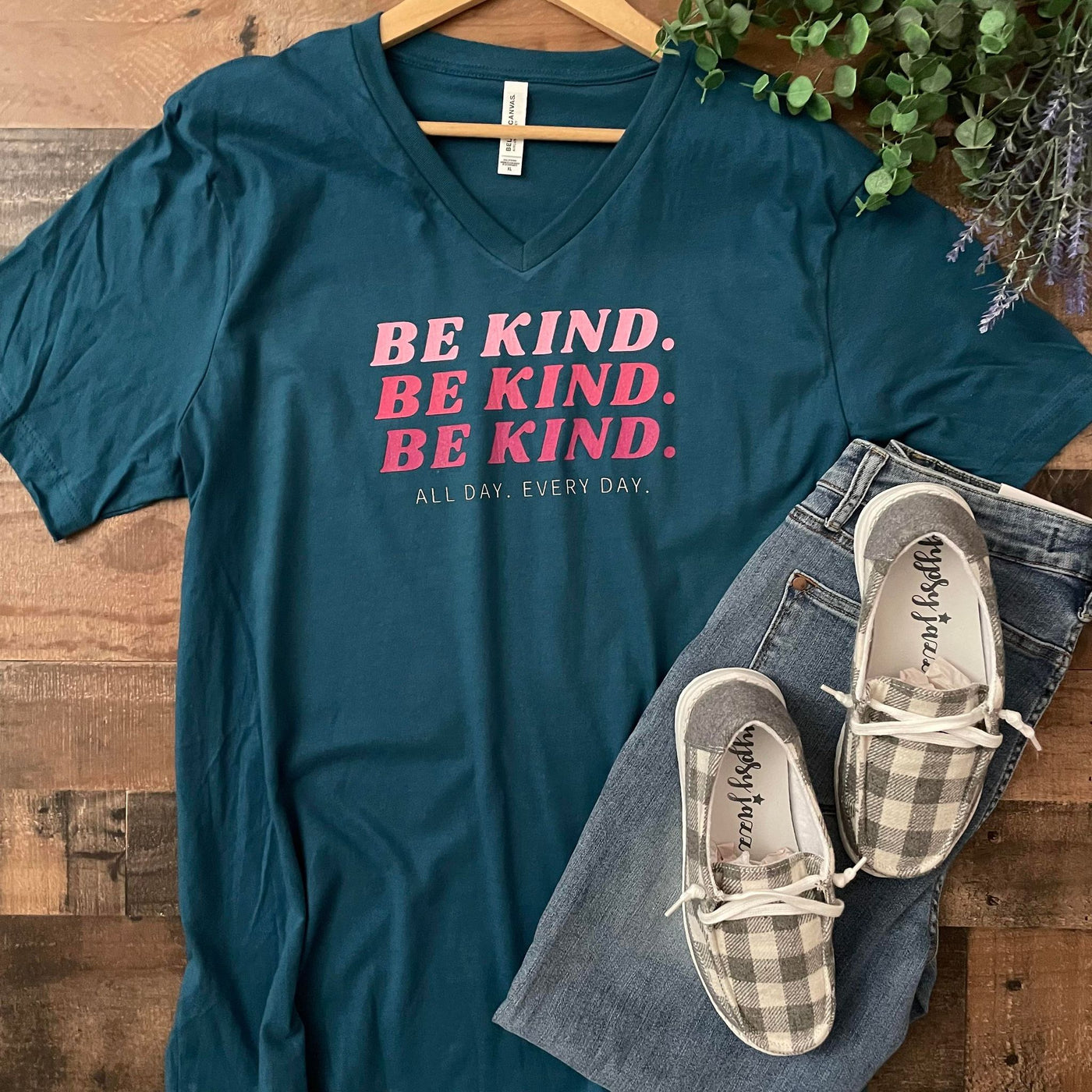 Be Kind All Day Every Day Graphic Tee Shirt