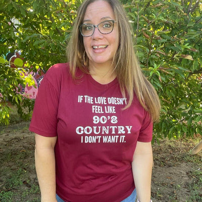 90's Country Love Graphic Tee Shirt