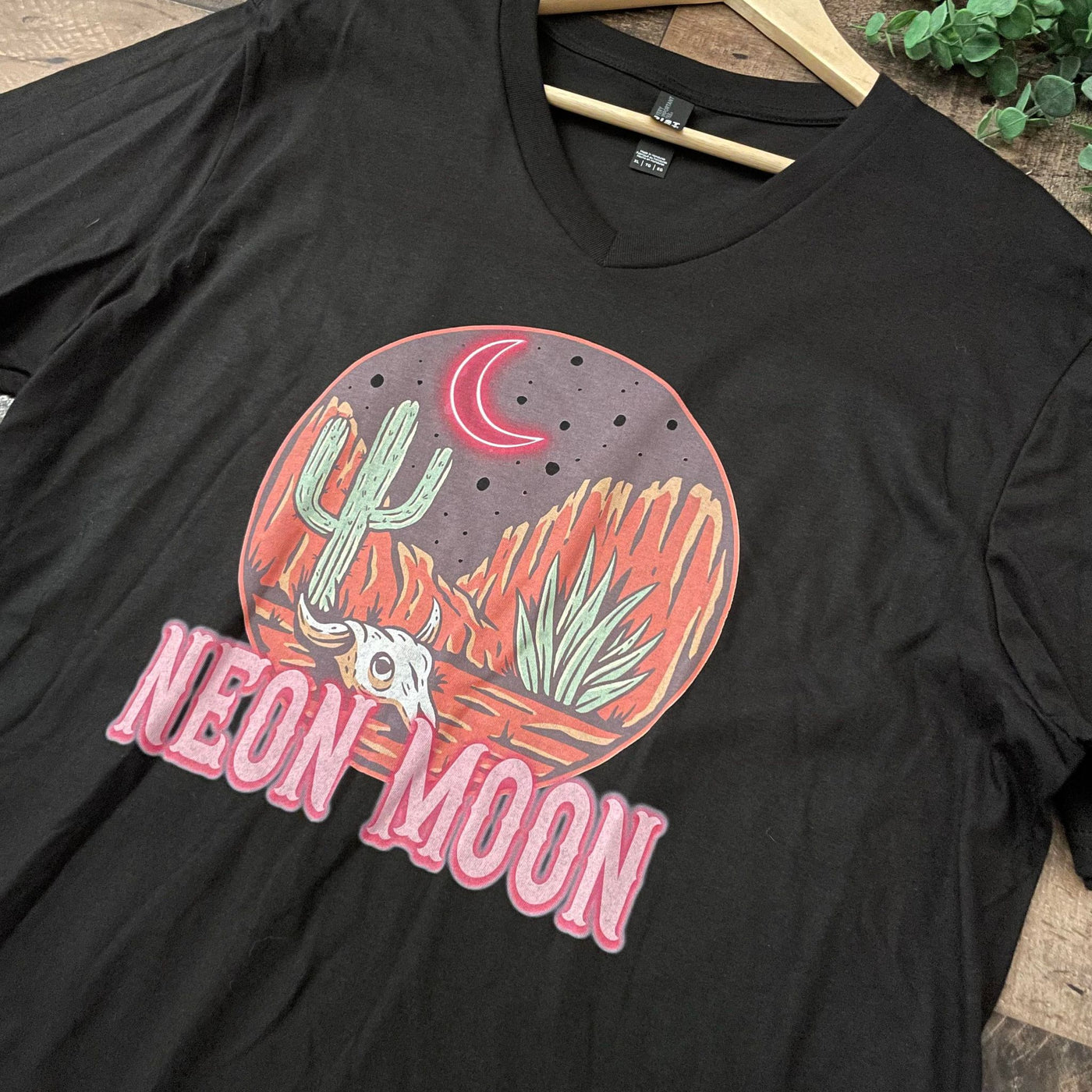 Neon Moon Graphic Tee Shirt