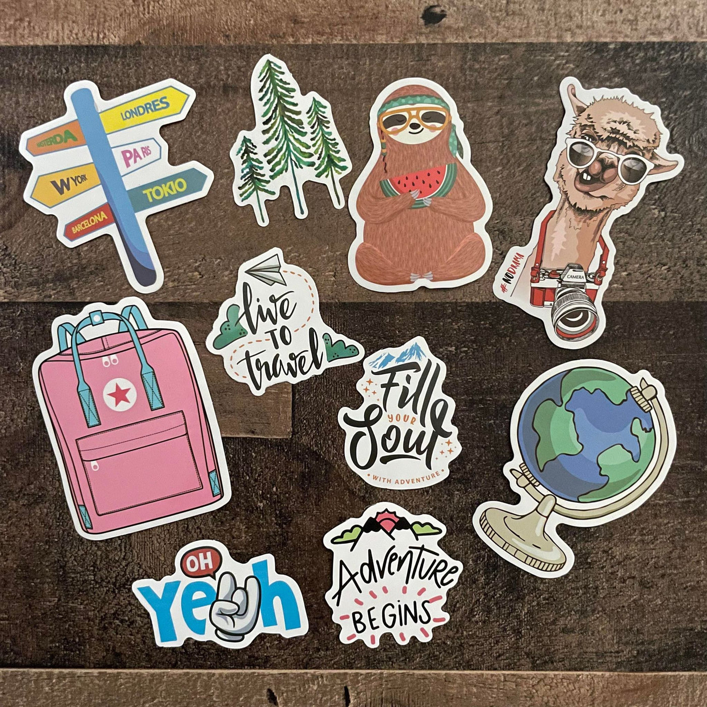 Nifty Apple Water bottle Sticker Collections- One of a Kind