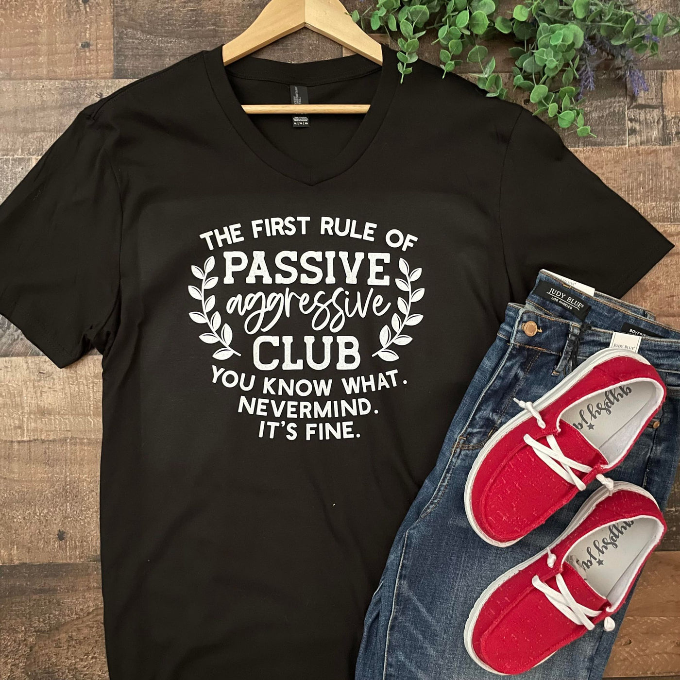 Passive Aggressive Club Graphic Tee Shirt