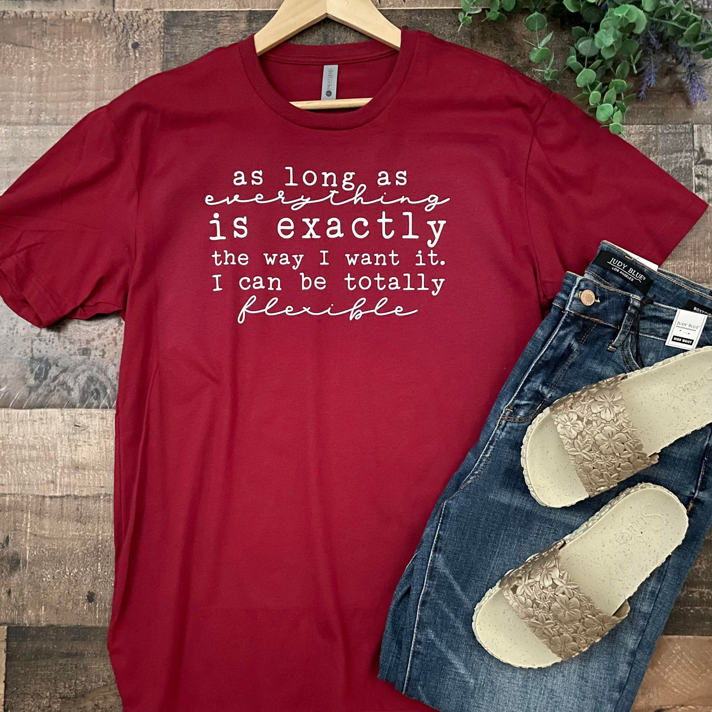 I Can Be Totally Flexible Graphic Tee Shirt