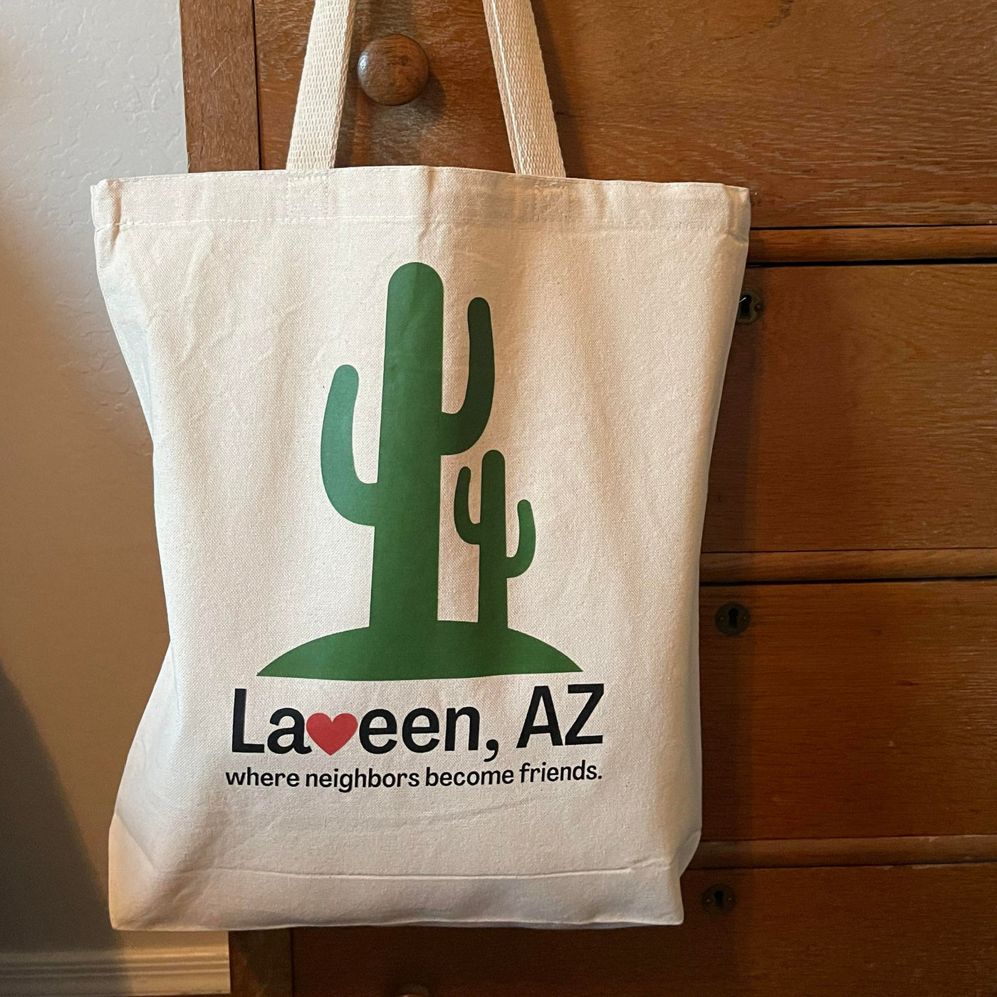 Laveen Neighbors Canvas Market Tote Bag