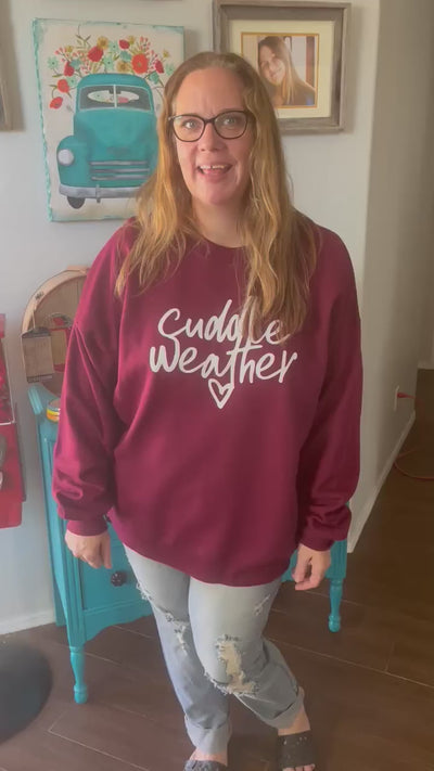 Cuddle Weather Sweatshirt by Nifty Apple