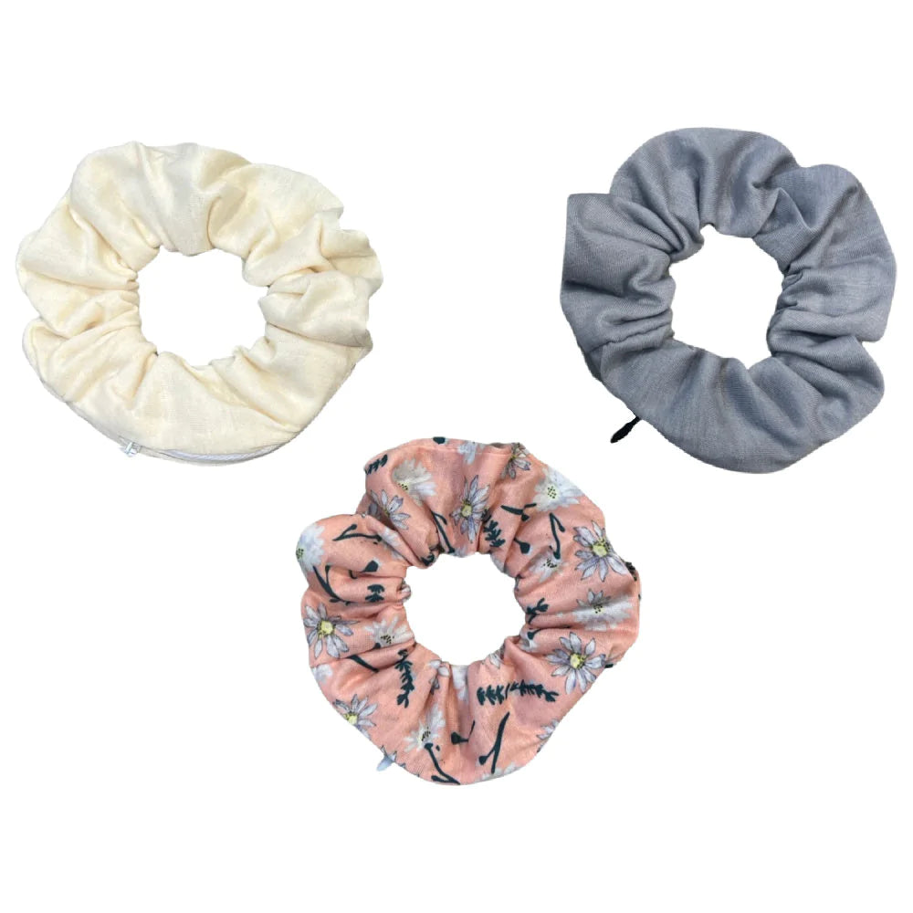 Headbands for Hope Cotton Zipper Scrunchie Sets