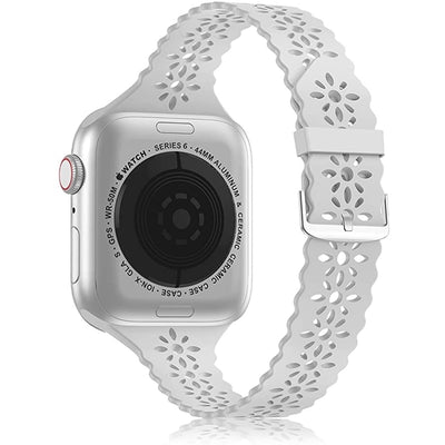 Lace Scalloped Silicone Apple Watch Band